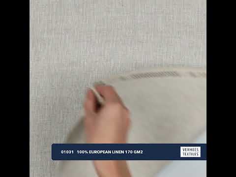 EUROPEAN FLAX LINEN 170 GM2 OFF-WHITE (youtube video preview)