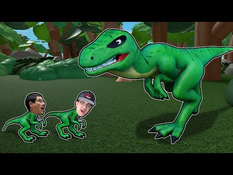 VIVENDO COMO MINI VELOCIRAPTOR NA SELVA DOS VELOCIRAPTORS GIGANTES!