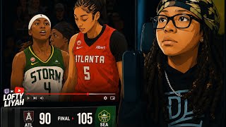 Seattle Storm HUMBLE Atlanta Dream 😮‍💨Did Angel Reese Diss Flau'jae Johnson?