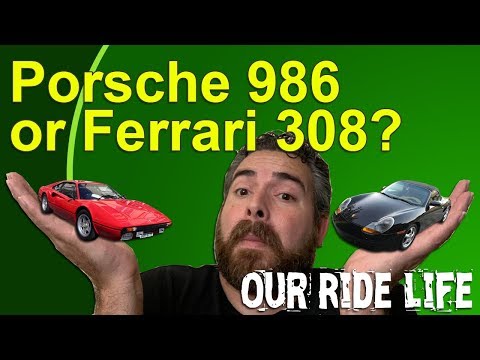 Porsche 986 and Ferrari 308
