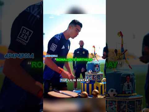Ulang Tahun Cristiano Ronaldo Berbeda 🥶