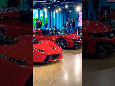 ULTIMATE FERRARI F- SERIES LINEUP! THE BIG 6 HYPERCARS AT H.R. OWEN SUPERCAR MEET! #shorts #viral