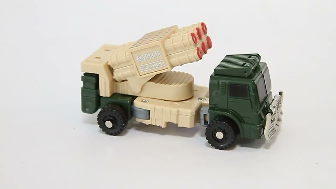 Робот-трансформер Lanson Toys Mecha troops Военный транспорт - видео