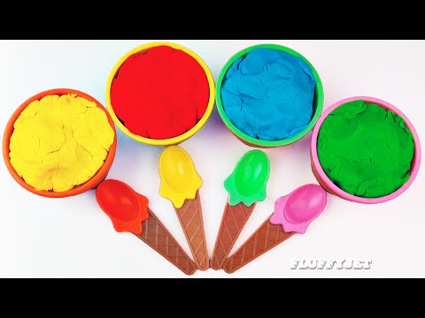 Learn Colours with Play Doh Ice Cream Fun Learning for Children Play & Learn with Toys