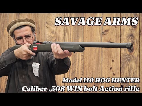 SAVAGE Model 110 HOG Hunter Caliber .308 WIN bolt Action rifle Unboxing. #savagearms #boltaction