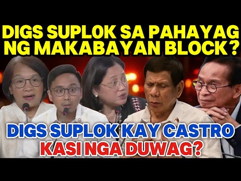 DIGS SUPL0K SA PAHAYAG NG MAKABAYAN BL0CK|FRANCE CASTRO BIN@KBAK@N  SI DIGS SA PRESSCON