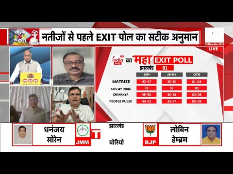 Jharkhand Exit Poll 2024 : झारखंड में किसकी सरकार? जानें Exit Polls में कौन जीत रहा सियासी 'रण'?