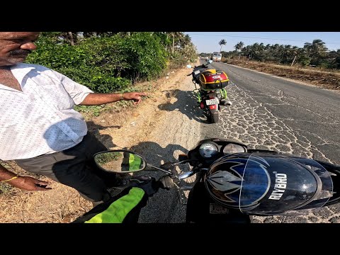 Bike breakdown unknown person / 3 Idiots miss you  Goa return vlog end over vlog  in tamil