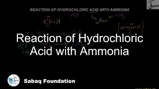 Reaction of Hydrochloric Acid with Ammonia