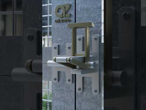 Smart Metal Gate Lock with Solid Build