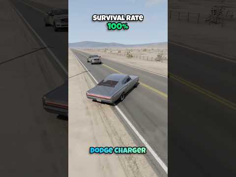 Chance of survival with different vehicles #beamng #beamngdrive #game #gameplay #gaming #beamngcrash