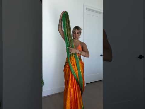 Easiest way to drape a Saree #viral #indian