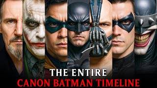 The Entire CANON Batman Timeline To Fall Asleep To