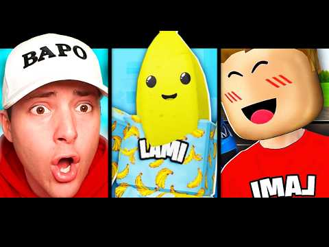 @LAMI und BANANIs Roblox Song Reaction!