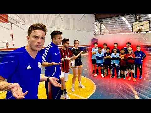 UM TIME DE CRIANÇAS DESAFIOU O VOSSO CANAL!!