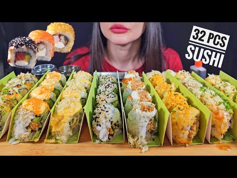 SUSHI PLATTER | EATING ASMR MUKANG