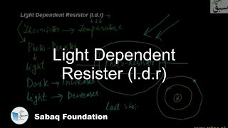 Light Dependent Resister (l.d.r)