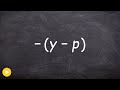 Distributing Negative One in Algebra