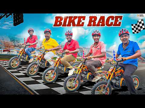 Mini Dirt Bike Racing Challenge On Track - Gone Amazing 🔥🔥 Telugu Experiments