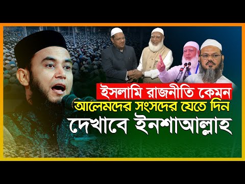 ইসলামি রাজনীতি কেমন, একবার আলেমদের সংসদের যেতে দিন দেখাবো আমরা || Maulana Delwar bin Dewan waz