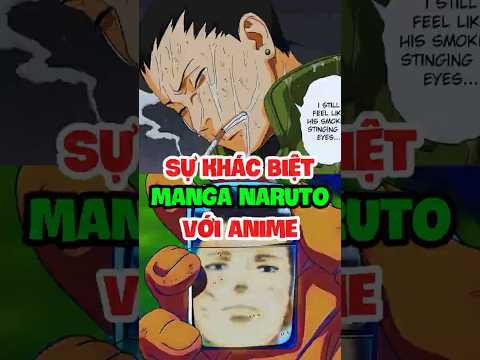 anime naruto khác điều gì so với manga #naruto #manga #anime #khac