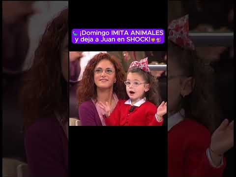 Domingo imitando animales