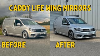 Caddy Life Mirrors -VW Caddy Maxi - Mini Camper Build - Episode 6