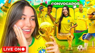 HOJE TEM BRASIIIIL! VAMOS RUMO AOS 10 BOOYAHS 💚💛🎉 FREE FIRE AO VIVO 🎀LETHICIAX FF🎀