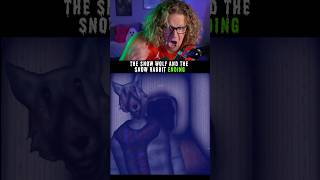 The Snow Wolf And The Snow Rabbit #scary #horror #reaction #fyp #analoghorror