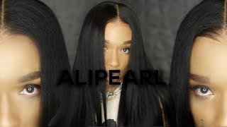 It's Giving My Natural Hairline | 13X6 Widows Peak Wig Install | Melt Like A Pro | Alipearl Hair