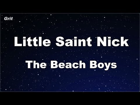 Karaoke♬ Little Saint Nick – The Beach Boys 【No Guide Melody】 Instrumental