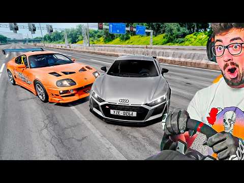 ACCIDENTES EXTREMOS EN AUTOPISTA 💥 | BeamNG Drive