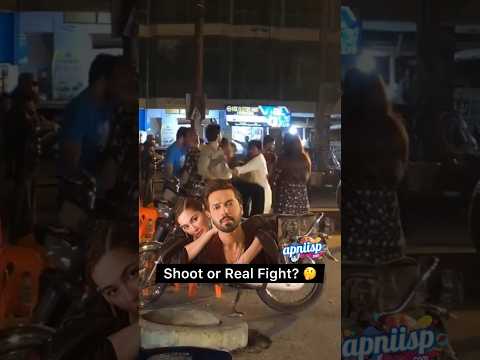 Fahad Mustafa caught on camera during the shoot of Kabhi Main Kabhi Tum with Hania Aamir!