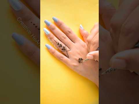 Cute Mehndi design 🥰✨ #mehndi