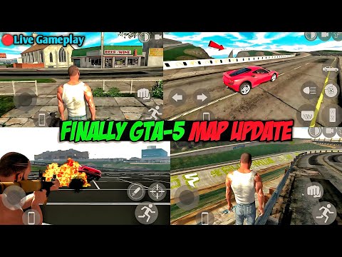 Finally (GTA-5 Map) in Indian Bikes Driving 3d || indian bike driving 3d new update rgs menu