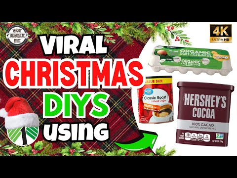 Dollar Christmas Crafts - Cheap & FREE Christmas DIY Home Decor - Cardboard Christmas DIY