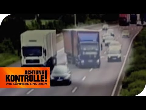 "Todesstrecke" Autobahn 2: Polizei erwischt fahrlässige LKW-Fahrer! | Achtung Kontrolle | kabel eins