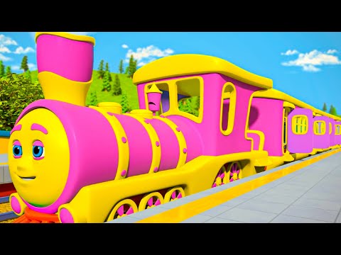 The Wheels On the Train + More Vehicle Songs & Rhymes for Kids