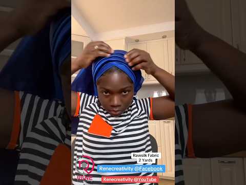 Rawsilk Turban Headwrap Tutorial #silk #turban #headwrapping