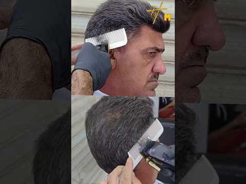New haircuts Hair cutting education تعليم قص الشعر #barber #حلاق #تعليم_حلاقة #قص_الشعر #تدريج #مشط
