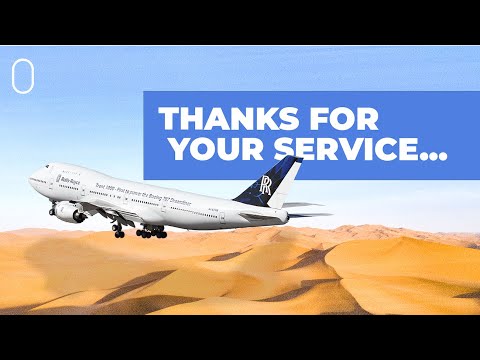 YouTube video thumbnail: Rolls-Royce Retires Iconic 45-Year-Old Boeing 747-200