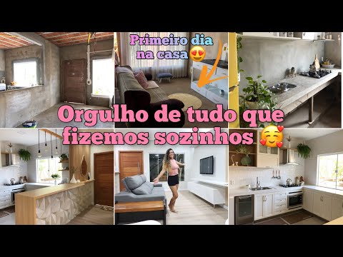 COMO ERA A CASA ANTES E COMO TÁ AGORA - MUDOU MUITO | RESUMO DE TUDO QUE FIZEMOS @RobsonSantos2