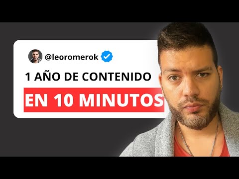 Como Crear 1 año de Contenido con ChatGPT en 10 Minutos (365 Ideas de Contenido con IA)