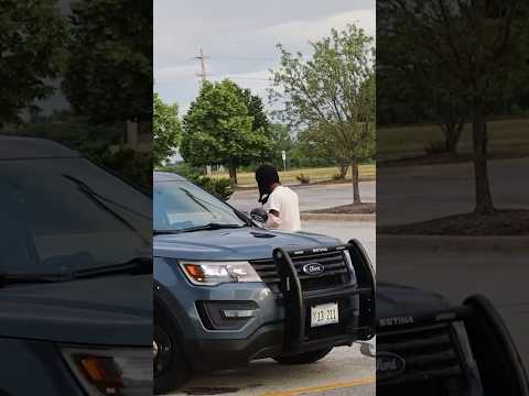 I Can’t Believe I Actually Did This In Front Of A Cop ? @Quin3y #funny #comedy #prank #shorts