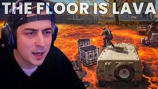 THE FLOOR IS LAVA BUT IT'S WARZONE