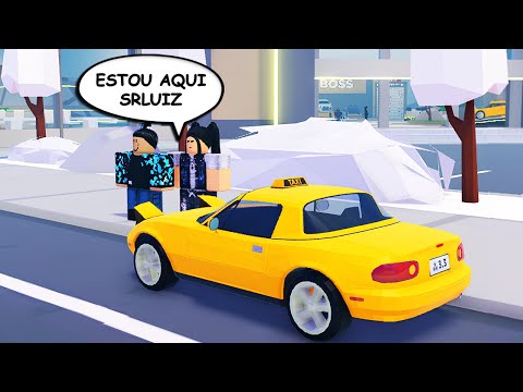 UM DIA SENDO MOTORISTA DE TAXI NO ROBLOX