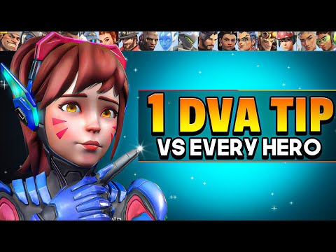 1 D.VA TIP vs EVERY HERO (2024)