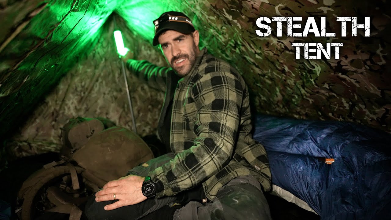 Camping in 40 BUDGET STEALTH TENT: Cheap Camping Trip