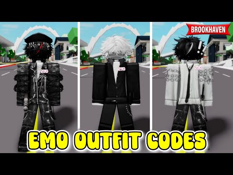 **EMO BOY OUTFIT ID CODES** FOR BROOKHAVEN 🏡RP 🤘🖤