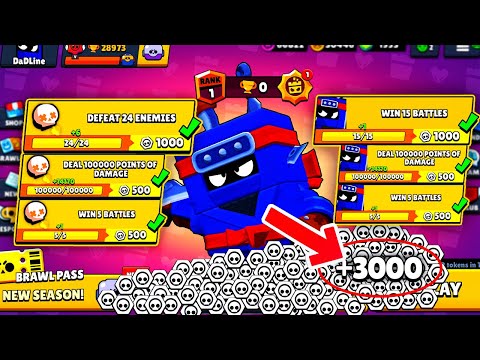 Complete 1000 TOKENS QUEST With ASH - Brawl Stars Quests #6